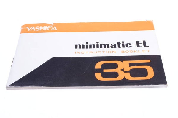 YASHICA MINIMATIC-EL 35 CAMERA ORIGINAL INSTRUCTIONS MANUAL ENGLISH 138-2