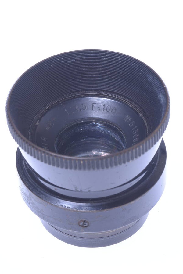 BOYER SAPHIR <B> 100MM 4.5 LENS WHEN ADAPTED 6X6 CAMERA COPY ENLARGER LENS