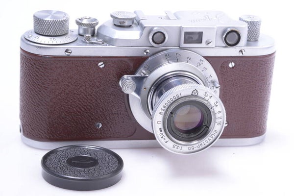 KRASNOGORSK ZORKI 1 35MM RANGE FINDER CAMERA INDUSTAR-22 50MM 3.5 RED P LENS