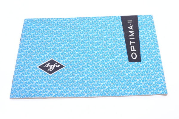 AGFA OPTIMA II CAMERA ORIGINAL INSTRUCTIONS MANUAL GERMAN 139-1