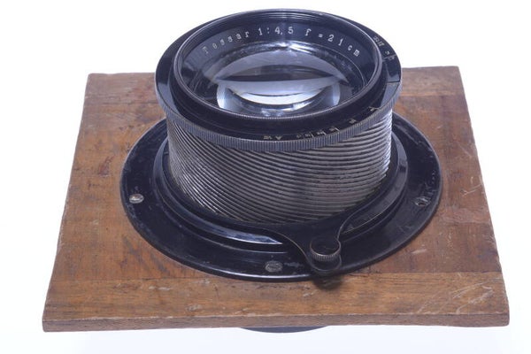 ZEISS 21CM, 210MM 4.5 TESSAR *COATED* LENS 13x18, 5x7" CAMERA