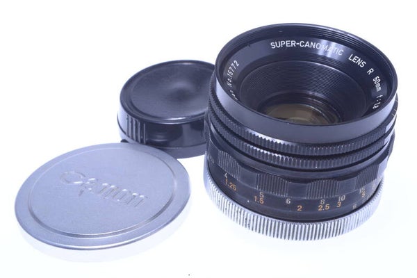 CANON 50MM 1.8 R SUPER CANOMATIC MOUNT LENS *READ* 35MM CAMERA