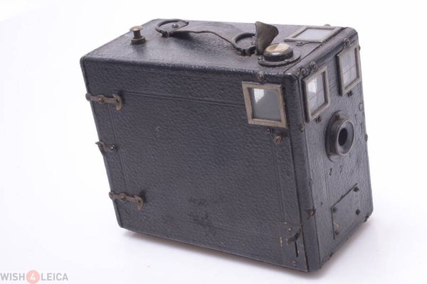 HUTTIG, 6.5X9CM DROP,FALLING PLATE MAGAZINE MERKUR? DETECTIVE BOX CAMERA?