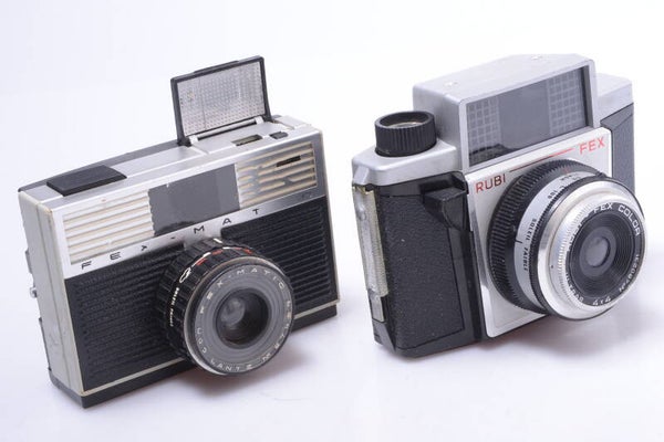 FEX INDO FEX MATIC & RUBI FEX 4X4CM 127 & 126 FILM CAMERA ULTRAR & LANTZ LENS