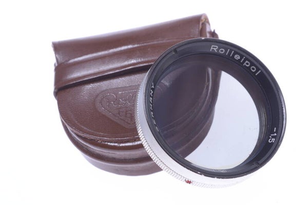 ROLLEIFLEX TLR ROLLEIPOL FILTER BAY. I, RI FOR 6X6CM OR 4X4CM CAMERA W/ CASE