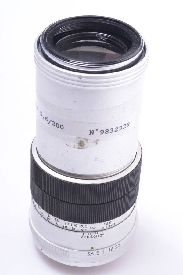TOPCOR RE AUTO TOPCOR 200MM 20CM 5.6 LENS FOR TOPCON 35MM CAMERAS EXAKTA MOUNT