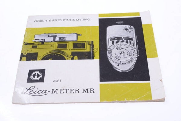 LEICA M, MR 3 LIGHT METER ORIGINAL INSTRUCTIONS MANUAL GERMAN 141-1