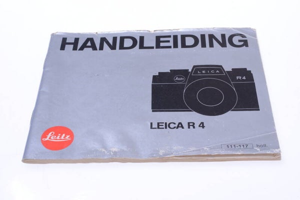 LEICA R, R4 CAMERA ORIGINAL INSTRUCTIONS MANUAL DUTCH 141-1