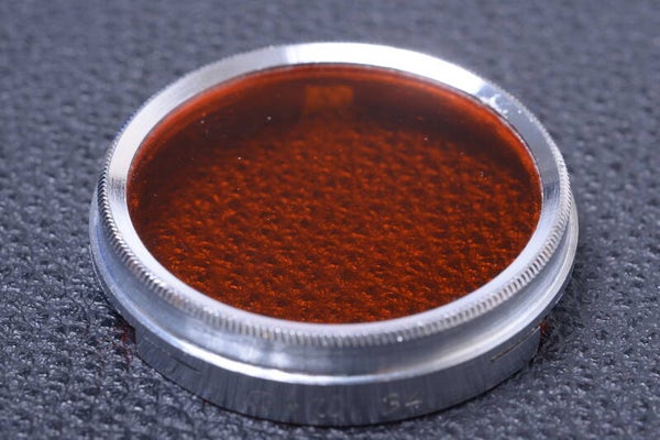 B & W SCHNEIDER ORANGE 34MM FILTER LENS OR CAMERA SCREW IN 12-2