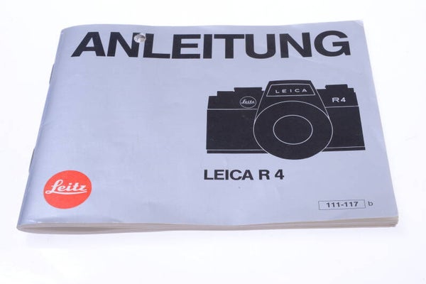 LEICA R, R4 CAMERA ORIGINAL INSTRUCTIONS MANUAL GERMAN 141-2