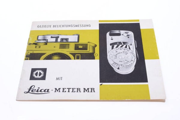 LEICA M, MR 4 LIGHT METER ORIGINAL INSTRUCTIONS MANUAL GERMAN 141-2