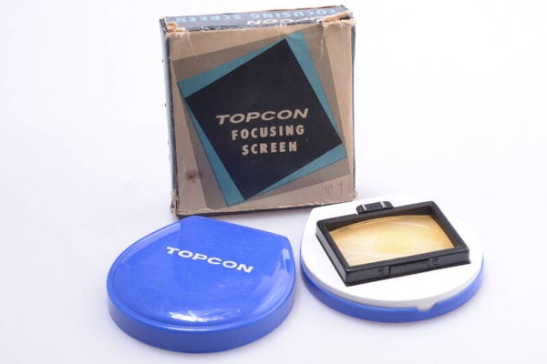 TOPCON NO. 1 STANDARD FOCUS SCREEN SPLIT IMAGE TOPCOR LENS 35MM CAMERA