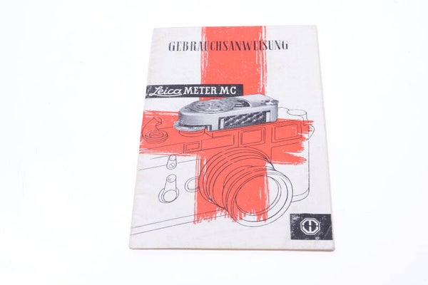 LEICA M LIGHT METER MC ORIGINAL INSTRUCTIONS MANUAL GERMAN 141-2