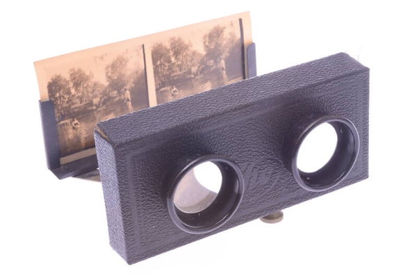 EHO ALTISSA STEREOBOX STEREOSCOPE STEREOSCOPIC FOLDABLE 45x107MM STEREO VIEWER