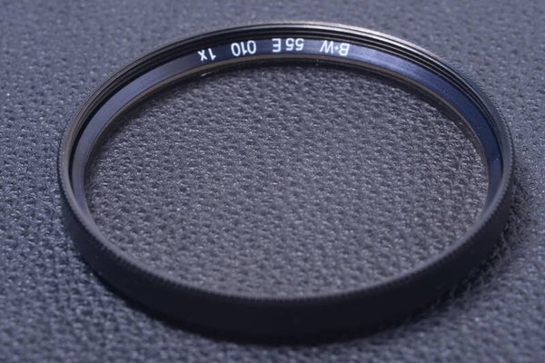 B & W SCHNEIDER UV 010 55MM FILTER GENUINE LENS OR CAMERA SCREW IN   13-1