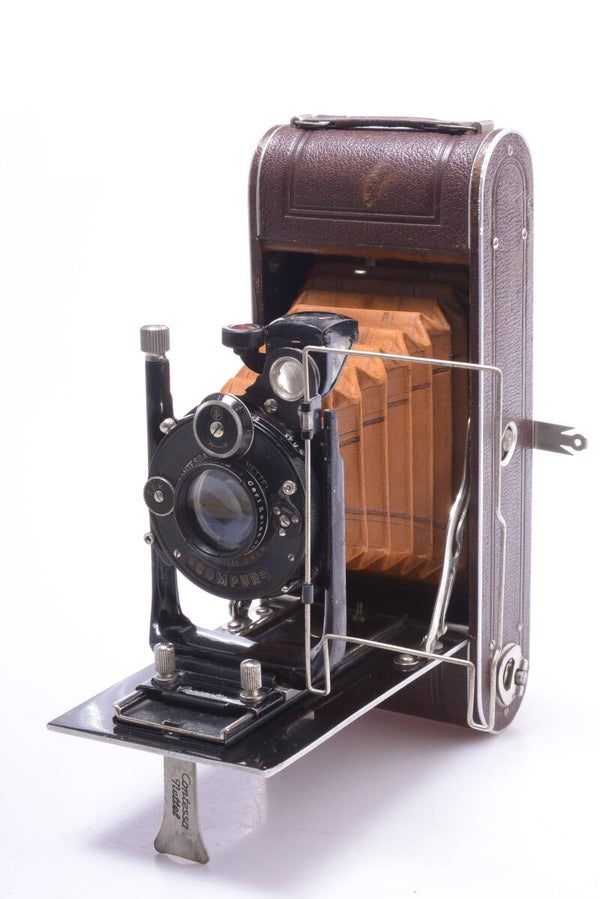 CONTESSA NETTEL COCARETTE II LUXUS 6.5X11CM CAMERA ZEISS TESSAR 120MM 4.5 LENS