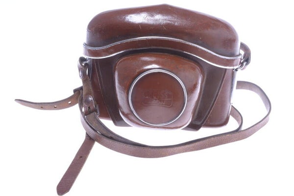 ZEISS CONTAFLEX SUPER RAPID PRIMA S B BC LTHR CAMERA CASE 20.7512 *NO CAMERA*