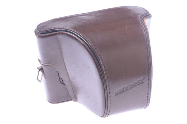 NIKON F NIKKOREX CASE ORIGINAL LEATHER 35MM SLR READY CASE *NO CAMERA*
