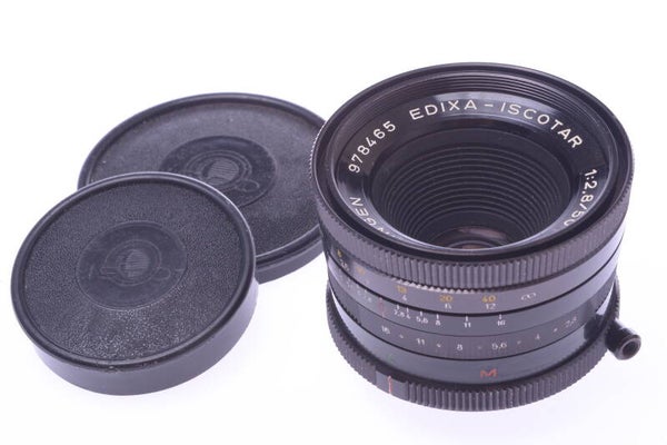 ISCO 50MM 2.8 EDIXA ISCOTAR M42 42MM SCREW MOUNT LENS 35MM CAMERA W/CAPS