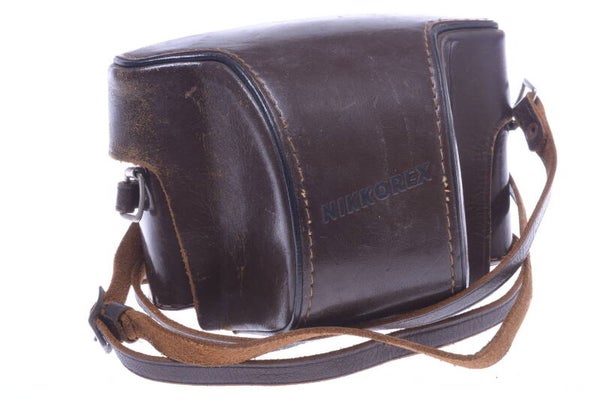 NIKON F NIKKOREX CASE ORIGINAL LEATHER 35MM SLR READY CASE ERC *NO CAMERA*
