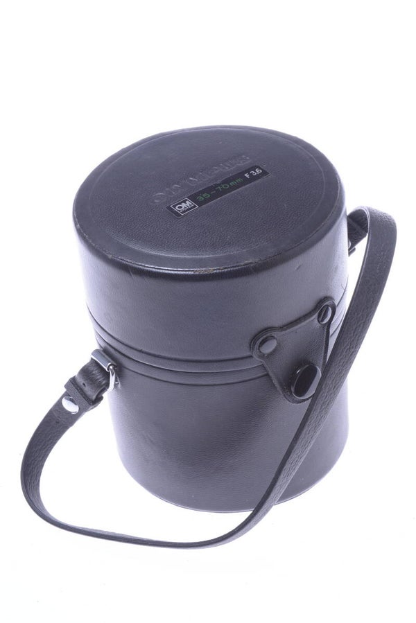 OLYMPUS OM LENS HARD CASE FOR 35-70MM F/3.6 ORIGINAL *NO LENS* 91X112MM