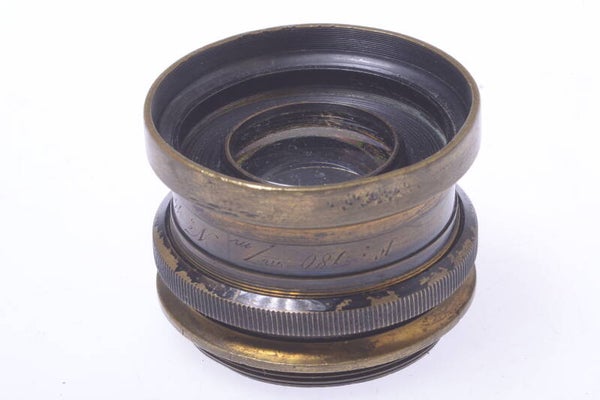 ROUSSEL ANTI SPECTROSCOPIQUE NO.2 180MM 7.7 LENS 4X5” CAMERA *NO APERTURE*