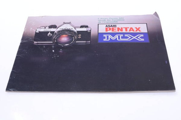 ASAHI PENTAX MX CAMERA ORIGINAL PRODUCT GUIDE BROCHURE FRENCH  121