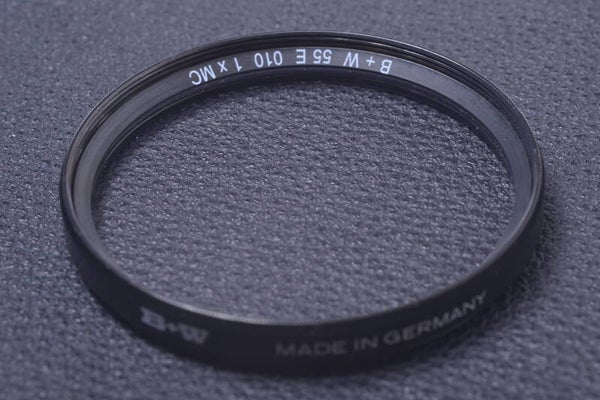 B & W SCHNEIDER UV 010 55MM FILTER GENUINE LENS OR CAMERA SCREW IN   15-1