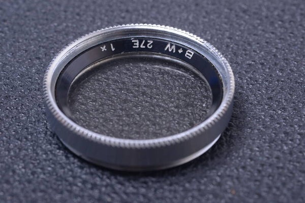 B & W SCHNEIDER UV? 27MM FILTER GENUINE LENS OR CAMERA SCREW ON 15-3