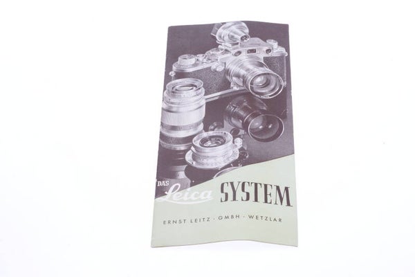THE LEICA SYSTEM ORIGINAL PRODUCT GUIDE BROCHURE GERMAN 123