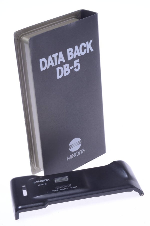 MINOLTA DATA BACK DB-5, DB5 FOR SLR 35MM CAMERA MAXXUM DYNAX 5000i