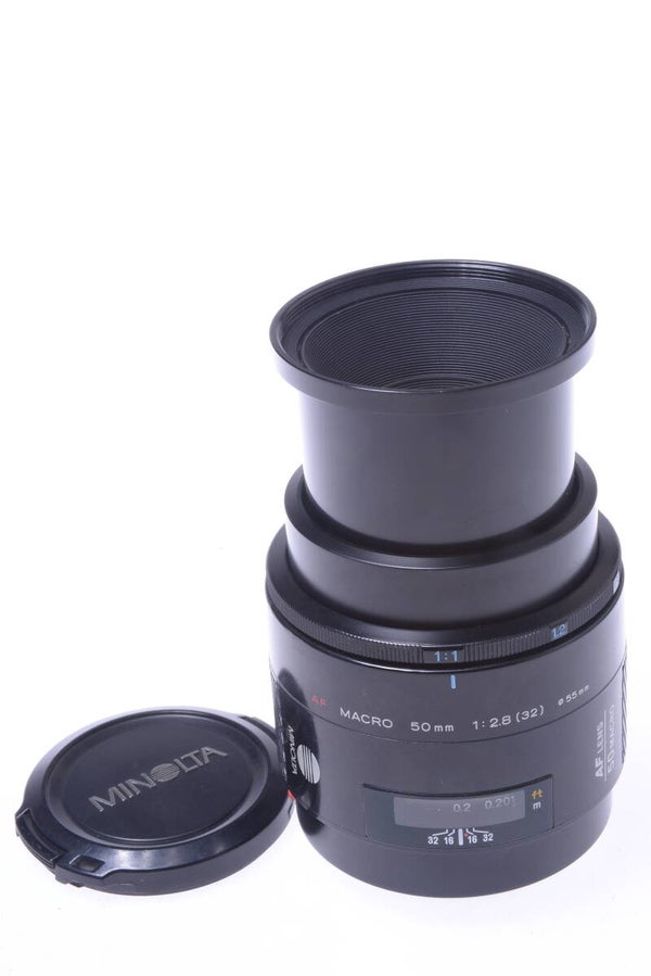 MINOLTA DYNAX MAXXUM AF 50MM 2.8 MACRO 1:1 STANDARD LENS A MOUNT