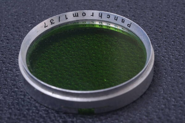 LIFA PANCHROM GREEN 1/37 37MM FILTER LENS OR CAMERA PUSH ON 16-1