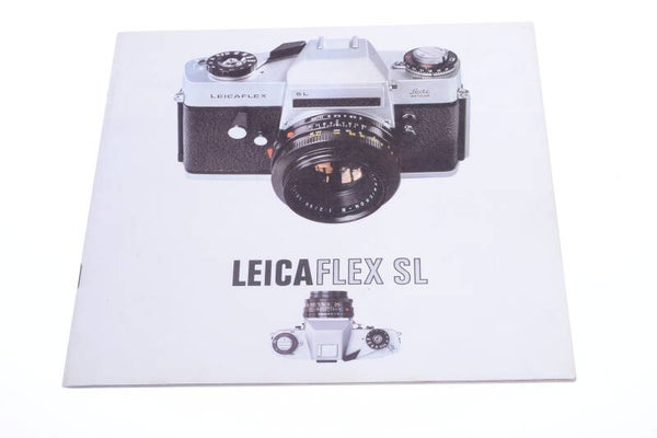 LEICA LEICAFLEX SL CAMERA ORIGINAL PRODUCT GUIDE BROCHURE GERMAN 124