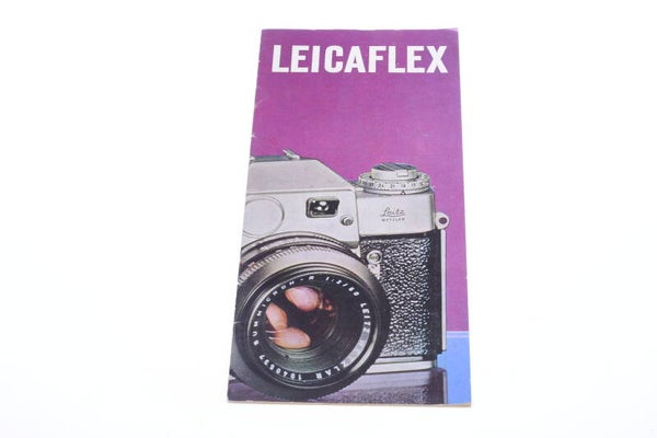 LEICA LEICAFLEX CAMERA ORIGINAL PRODUCT GUIDE BROCHURE FRENCH 124