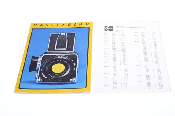 HASSELBLAD SWC, 500CM CAMERAS & LENSES ORIGINAL PRODUCT GUIDE BROCHURE DUTCH 124