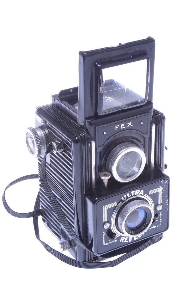 FEX ULTRA REFLEX PSUEDO TLR 6X6 120 ROLL FILM *NICE* BAKELITE ‘1952'