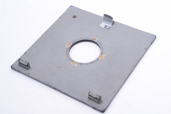 SINAR NORMA LENS BOARD, HOOD HOLDER FOR 4X5, 5X7, 8X10 CAMERA 137X137MM PLATE