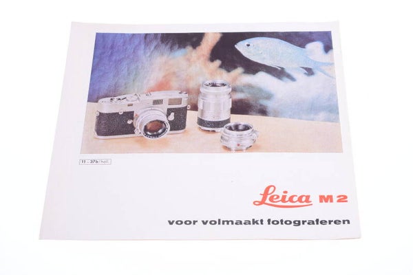 LEICA M M2 CAMERA ORIGINAL PRODUCT GUIDE BROCHURE DUTCH 125