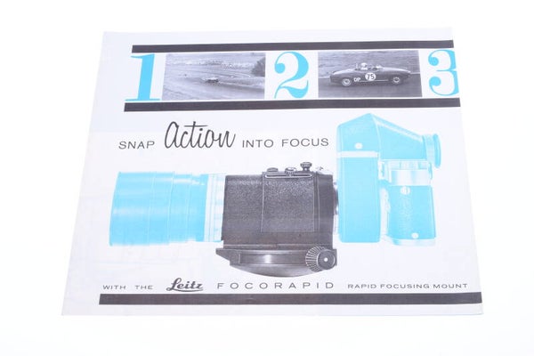 LEICA FOCORAPID FOCUSING MOUNT ORIGINAL PRODUCT GUIDE BROCHURE ENGLISH 126