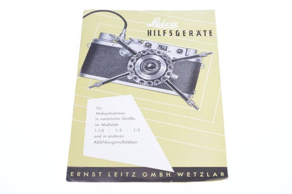 LEICA AUXILIARY REPRODUCTION DEVICES ORIGINAL PRODUCT GUIDE BROCHURE GER. 126