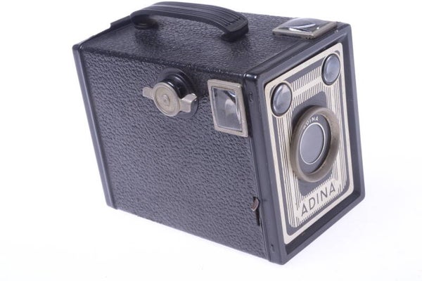 VREDENBORCH ADINA BOX CAMERA METAL 6X9CM ON 120 ROLL FILM *NICE MODEL*