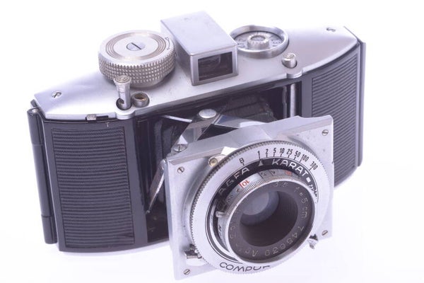 AGFA KARAT 12 (1948-50) 35MM CAMERA FOCUSSING SOLINAR 50MM 3.5 LENS READ *5780*