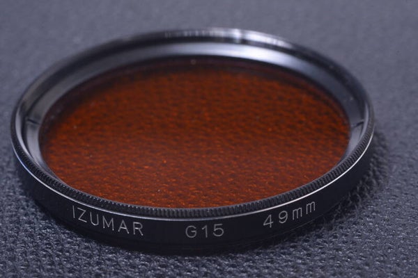 IZUMAR ORANGE G15 49MM FILTER GENUINE LENS OR CAMERA SCREW IN   19-2