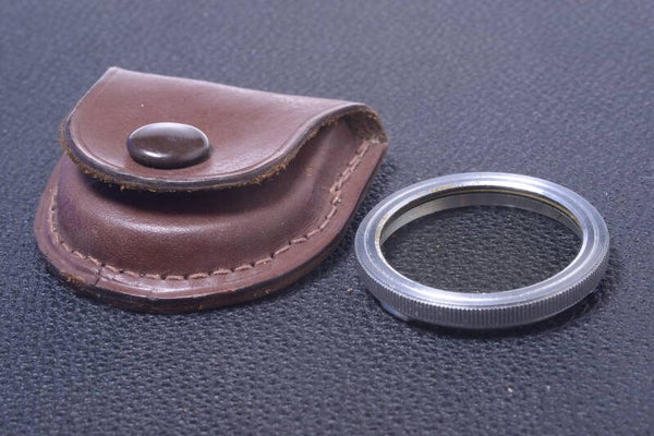 UNBRANDED UV 33MM BAYONET R1 FILTER GENUINE LENS FOR TLR W/ LEATHER CASE 21-2