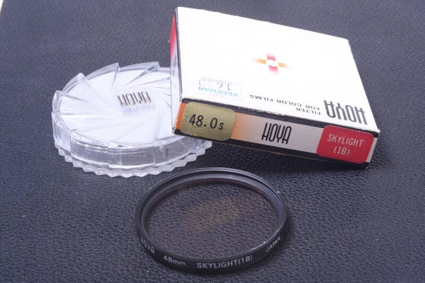 HOYA SKYLIGHT 1B 48MM FILTER GENUINE LENS OR CAMERA SCREW W/ BOX & CASE 21-3