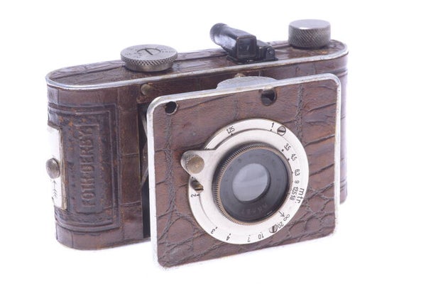 FOTH DERBY ORIGINAL LUXUS *WORKS 100%* 127 ROLL FILM 24X36MM CAMERA 50MM 3.5 LENS