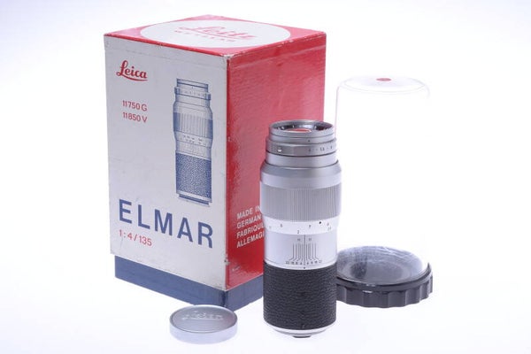 LEICA M39 135MM 4 ELMAR ‘1961’ *MINT & RARE* LTM RANGE FINDER LENS BOXED