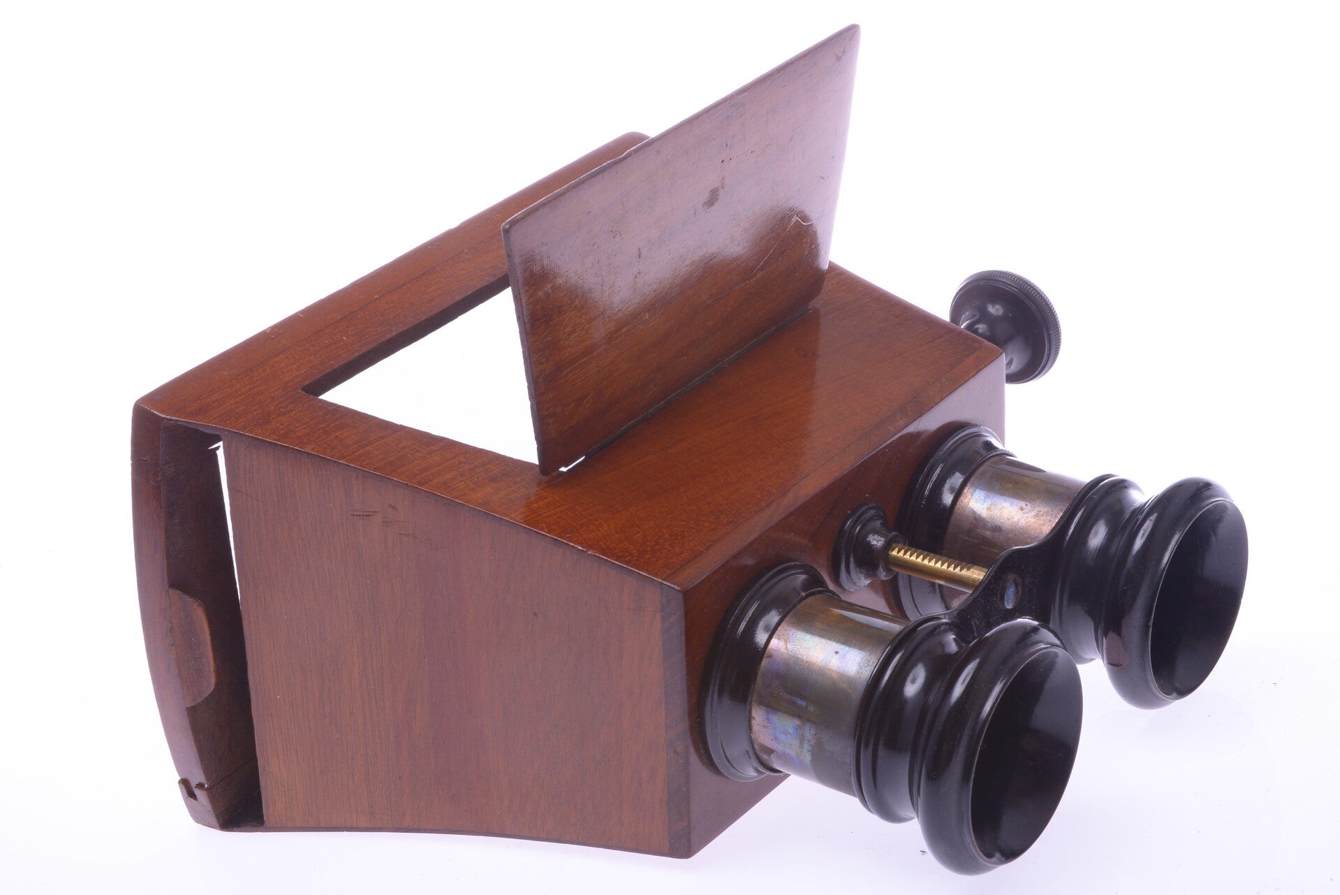 UNIS FRANCE? GAUMONT? ANTIQUE *RARE* 3D STEREO VIEWER 8X15CM DIFFUSOR GLASS