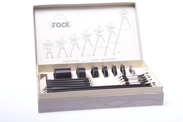 FOCA PROXIFOCA MACRO REPRODUCTION SET FOR UNIVERSEL CAMERA & 50MM OPLAREX LENS